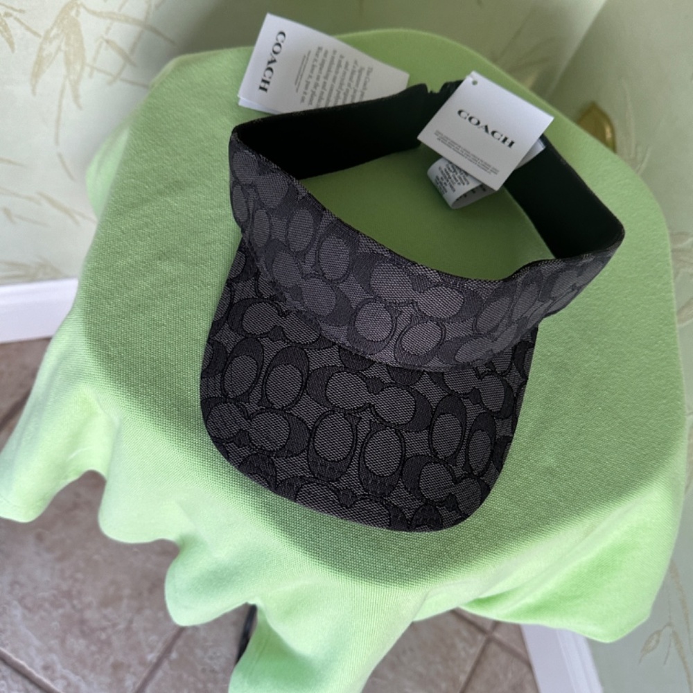 COACH SIGNATURE VISOR:NWT BLACK SIGNATURE C0976 - Picture 5 of 12